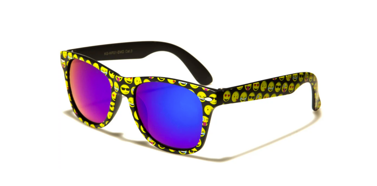 Emoji Print Classic Sunglasses