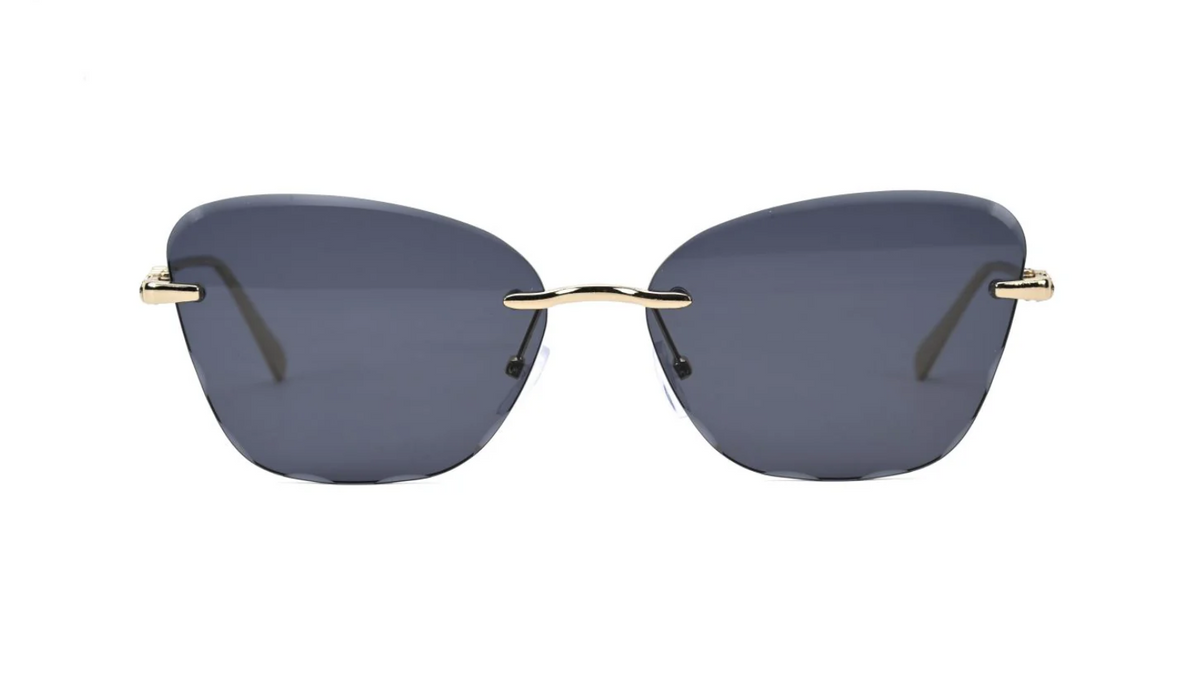 Sunset Velvet Rimless Sunglasses