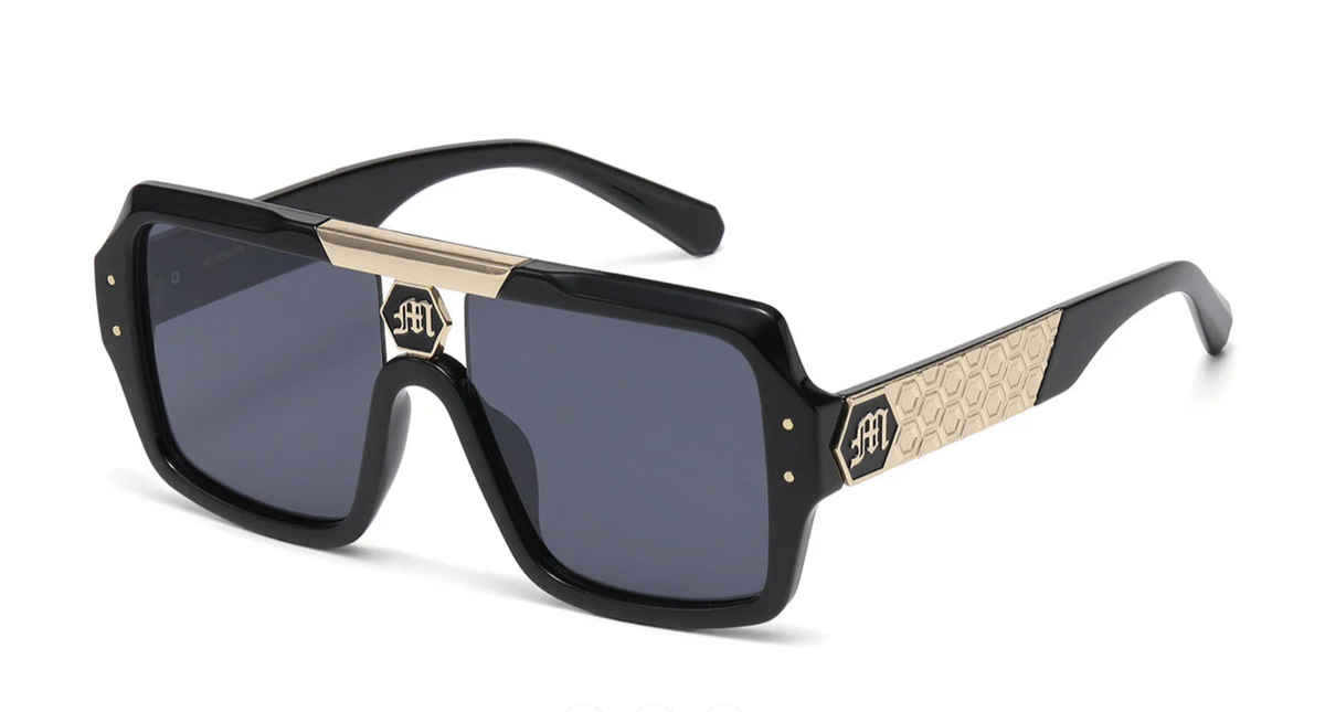 Manhattan Squared Flat Top Retro Sunglasses