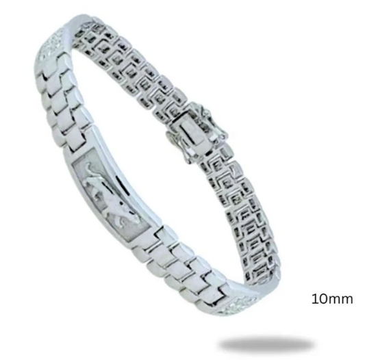 Premium 10mm ID Panther Bracelet with Crystal Stone