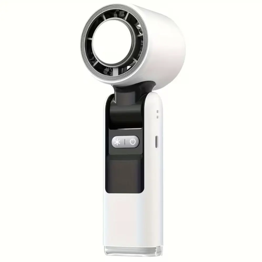 199-Speed Portable Turbo Fan | 4000mAh Rechargeable Cooling Fan with Semiconductor Technology