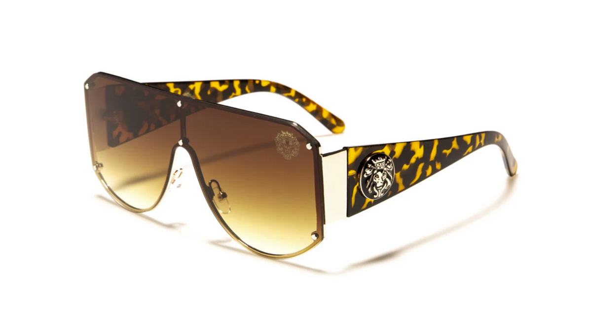 Kleo Flat Top Shield Sunglasses
