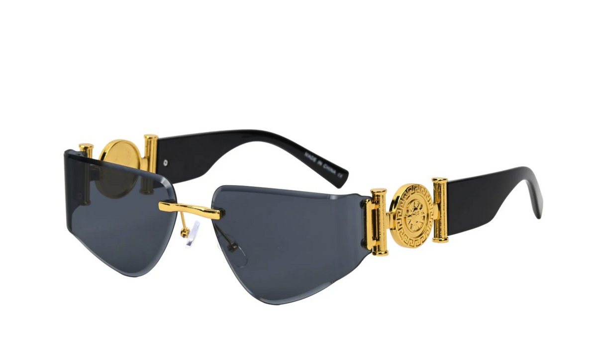 Blackout Rimless Sunglasses