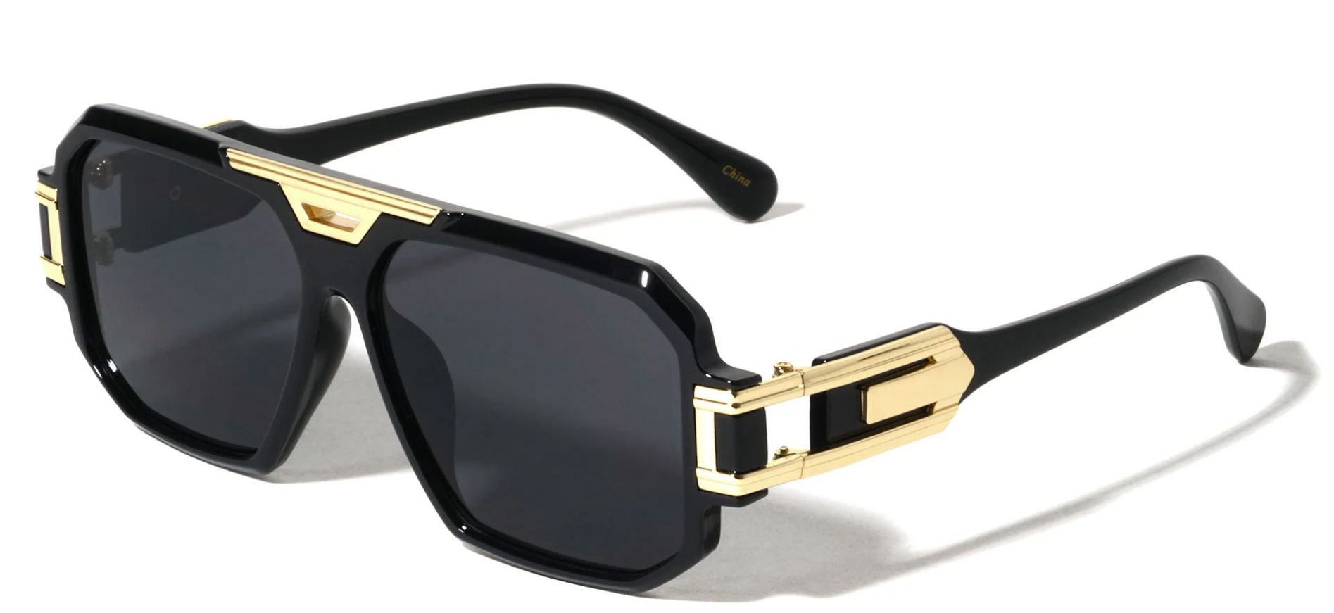 Count Judge Squared Aviator Sunglasses