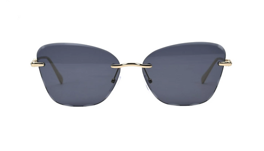 Sunset Velvet Rimless Sunglasses